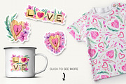 Big Love Watercolor Collection, an Illustration by Olga Alexeenko (Thumbnail 8 of 8)