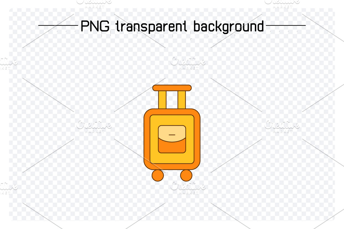 Luggage and travel bag icons set, a Graphic by Designfour (Photo 5 of 6)