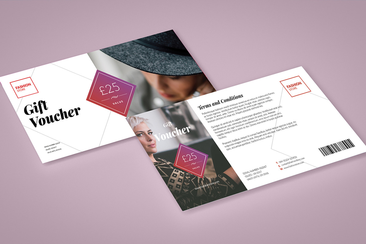 Fashion Gift Voucher 2, a Print Template by stefandigital (Photo 2 of 4)