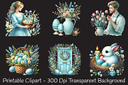 Easter home clipart, an Illustration by RobertsArt (Thumbnail 3 of 7)