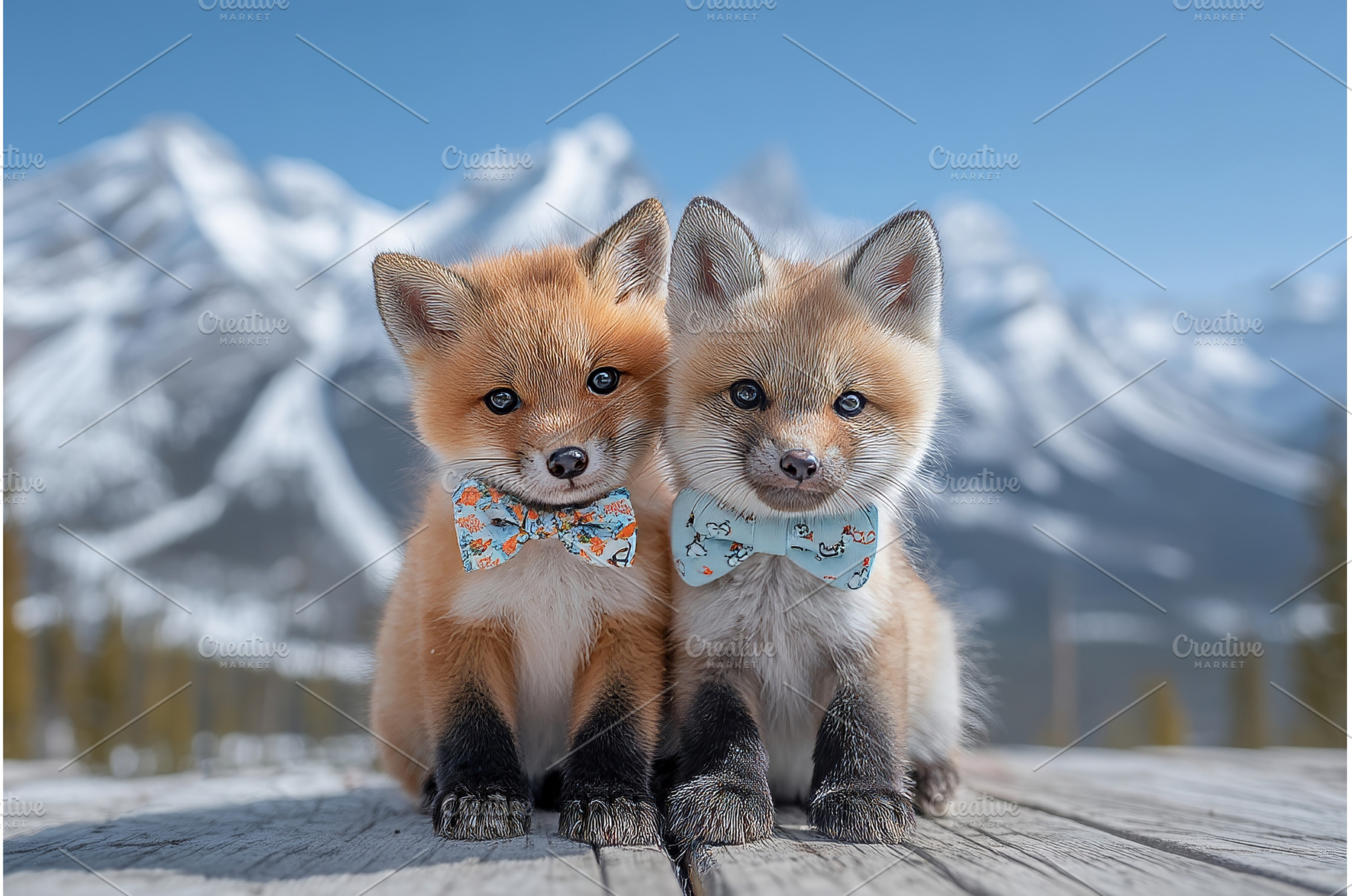 Wild red fox babies were cuddling on, an Animal Photo by ZinetroN