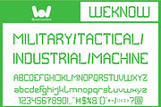 Hyper System font, a Font by weknow (Thumbnail 2 of 8)