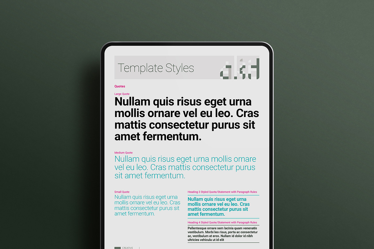 Next Annual Report Template, a Marketing Template by Crafted by AKD (Photo 8 of 10)