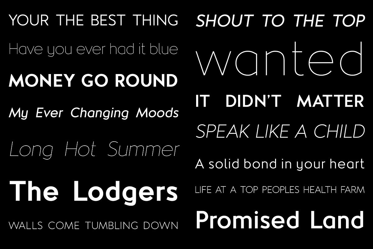 Hargreave Sans, a Sans Serif Font by Ben Burford Fonts (Photo 2 of 5)