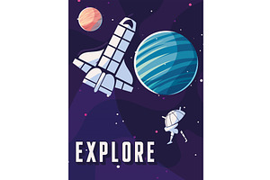 Explore Space Poster