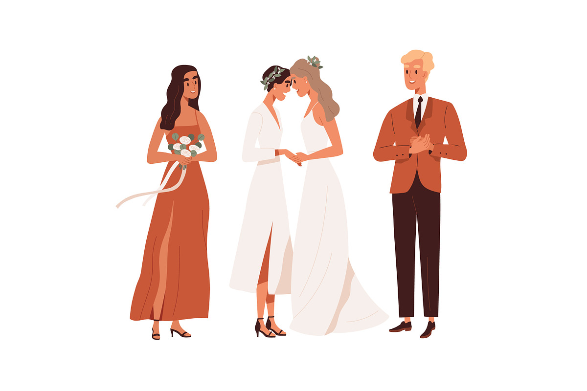 LGBT wedding ceremonies set, a Person Illustration by Good Studio (Photo 3 of 7)
