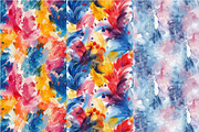 15 Abstract Watercolor Patterns, a Pattern Graphic by Inknfolly (Thumbnail 3 of 7)