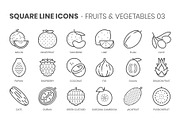 Square line icons, an Outline Icon by Howcolour (Thumbnail 69 of 85)