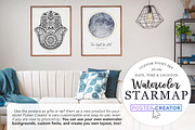 Watercolor Starmap Poster Creator, a Plug-in Add-On by Drifter Studio (Thumbnail 4 of 7)