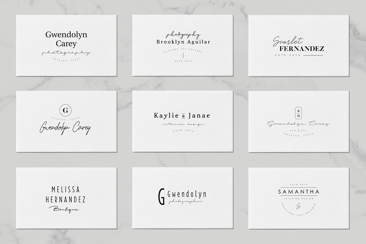 200 Trending Minimal Logo Bundle, a Branding & Logo Template by XpertgraphicD (Photo 43 of 52)