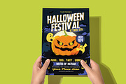 Halloween Party Flyer, a Flyer Template by Creativestoree (Thumbnail 5 of 5)