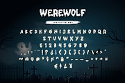 Werewolf - Display Font, a Sans Serif Font by Alpaprana (Thumbnail 10 of 11)