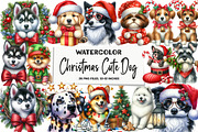 Christmas Cute Dog Sublimation, an Illustration by DreamArtGraphic (Thumbnail 1 of 5)