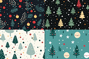 20 Seamless Christmas Time Patterns, a Pattern Graphic by Nordic Design (Thumbnail 9 of 9)