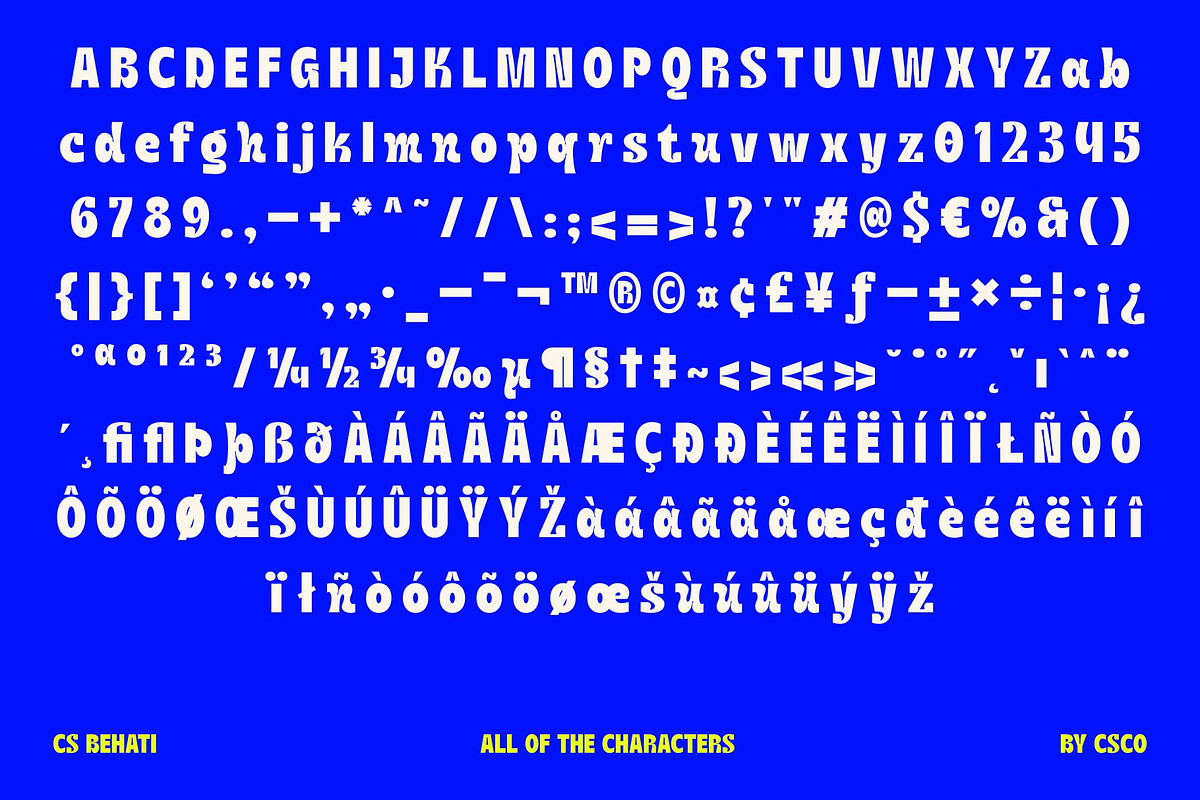 CS Behati – Inktrap Font, a Sans Serif Font by Craft Supply Co. (Photo 8 of 8)