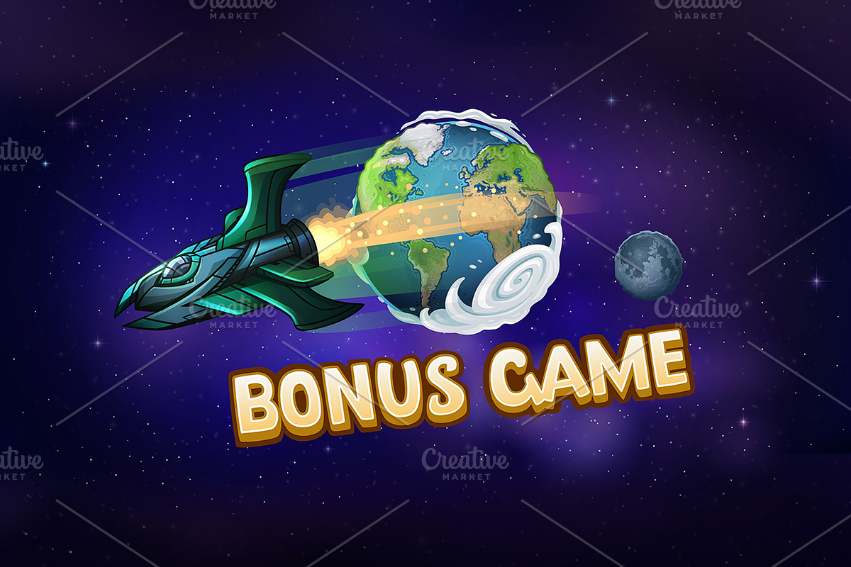 Space Odyssey Slots Game KIT, a Technology Illustration by Saranai Store (Photo 6 of 16)