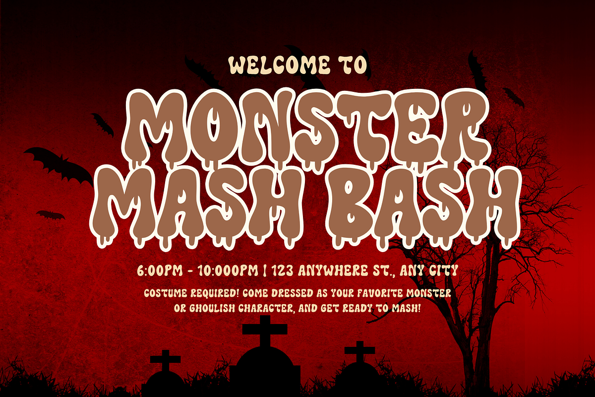 Spooky Humerus is a Halloween font, a Handwritten Font by Brown Cupple (Photo 7 of 13)