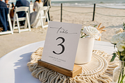 Beach Wedding Table Card Mockup Sign, a Product Mockup by TatiMockup (Thumbnail 4 of 5)