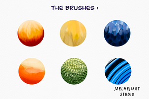 Oil Texture Procreate Brushes