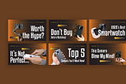 Gadget Review Thumbnail, a Social Media Template by Neermana (Thumbnail 2 of 2)