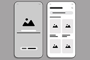 Mobile App Wireframe Template, a Wireframe Template by MightyDesign (Thumbnail 2 of 8)