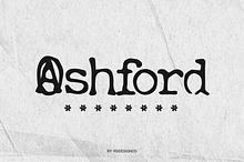Ashford | D.I.Y. Weathered Serif