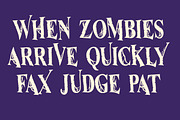 Zomelya Cobweb Horror Display Typefa, a Font by IHDSTD (Thumbnail 3 of 6)