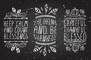 Thanksgiving - handdrawn elements 2, an Illustration by AV Design (Thumbnail 4 of 4)