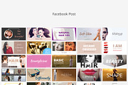 Beauty Social Media Banners, a Social Media Template by Web Donut (Thumbnail 3 of 9)