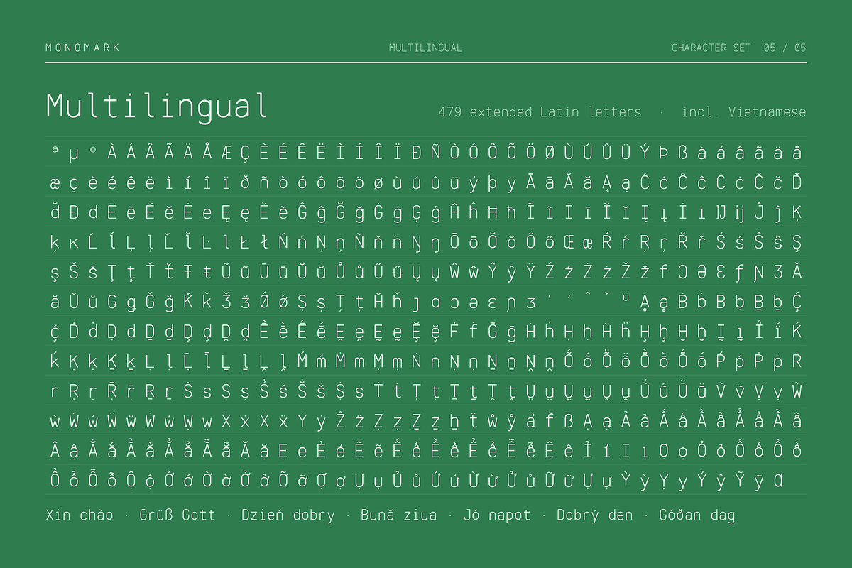 Monomark - Professional Monospace, a Sans Serif Font by HipFonts (Photo 17 of 17)