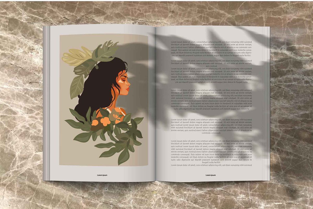 Nature Goddess Woman Character PFace, a Person Illustration by Imaginary Party (Photo 3 of 10)