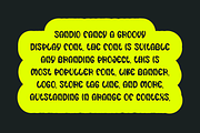 Sandio Fancy Font, a Sans Serif Font by Iqsiart Studio (Thumbnail 2 of 6)