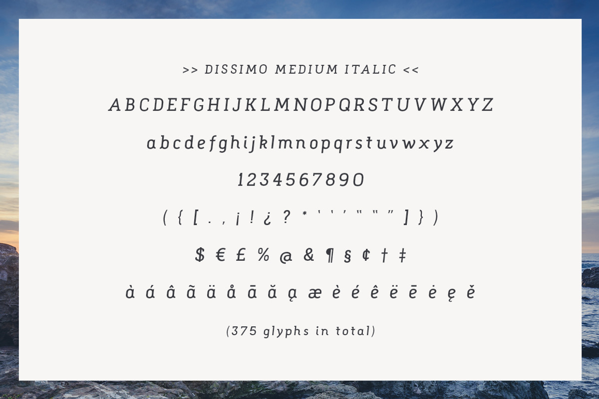 Dissimo Font Family (8 fonts), a Font by Verg Shop (Photo 11 of 24)