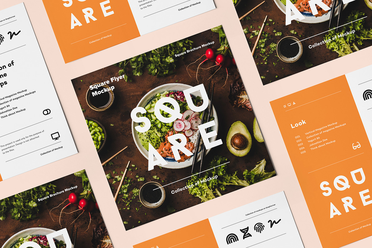 Square Flyer Mock-up, an Advertising Mockup by Yogurt86 (Photo 11 of 11)