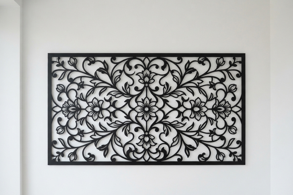50 Elegant Floral Wall Panel Bundle, a Decorative Illustration by Amazin_art (Photo 25 of 25)