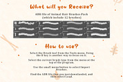 Animal Hair Brushes, a Brush Add-On by Velo Graphic Studio (Thumbnail 6 of 7)