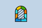 12 Stained Glass Icons, an Icon by Creative VIP (Thumbnail 2 of 3)