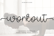 Workout, a Handwritten Font by InermediaSTUDIO (Thumbnail 1 of 8)