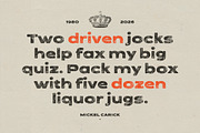 Rushpico - Bold Rough Stamp Font, a Sans Serif Font by Typia Nesia (Thumbnail 2 of 11)