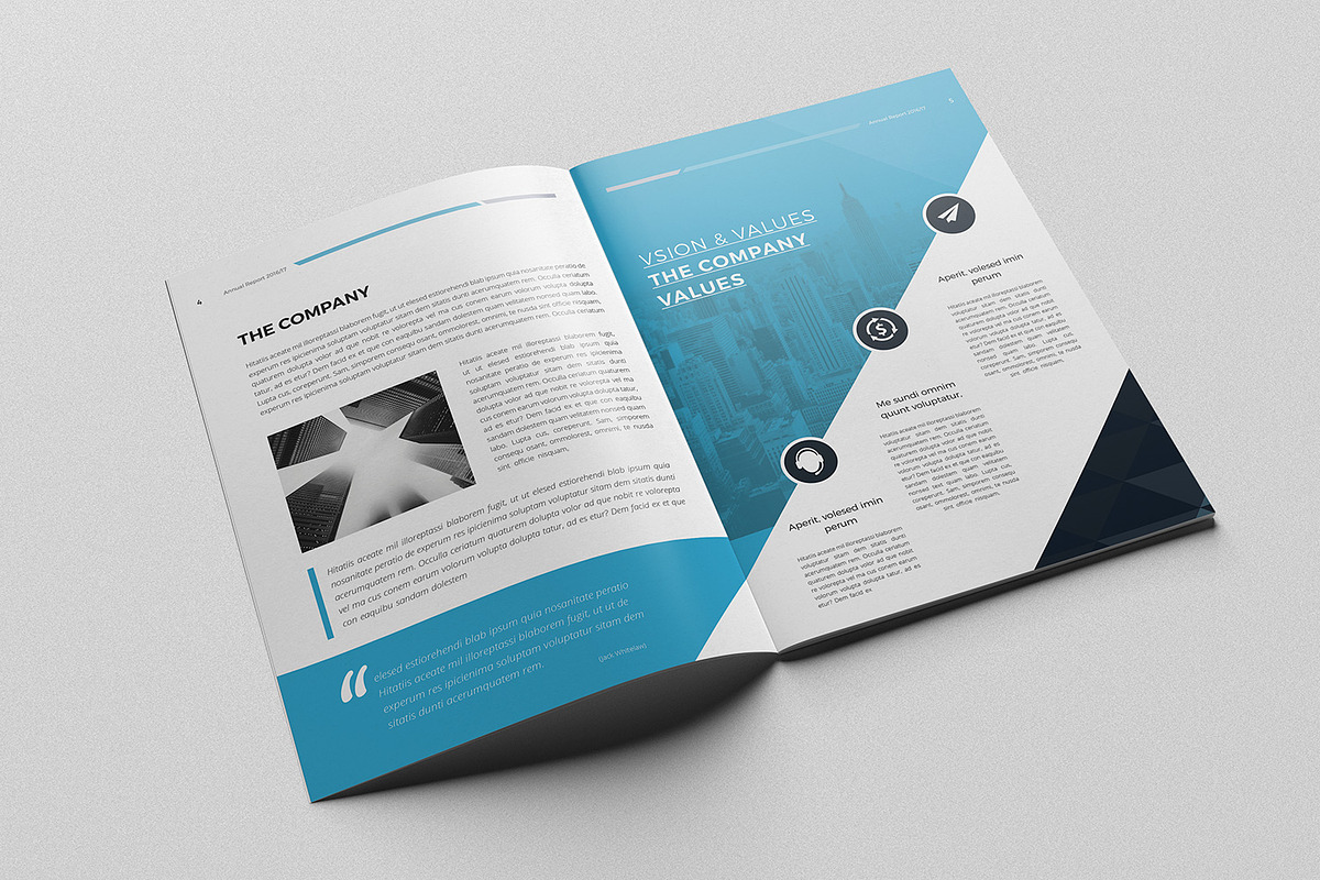 Annual Report, a Brochure Template by BrochuresFactory (Photo 5 of 11)