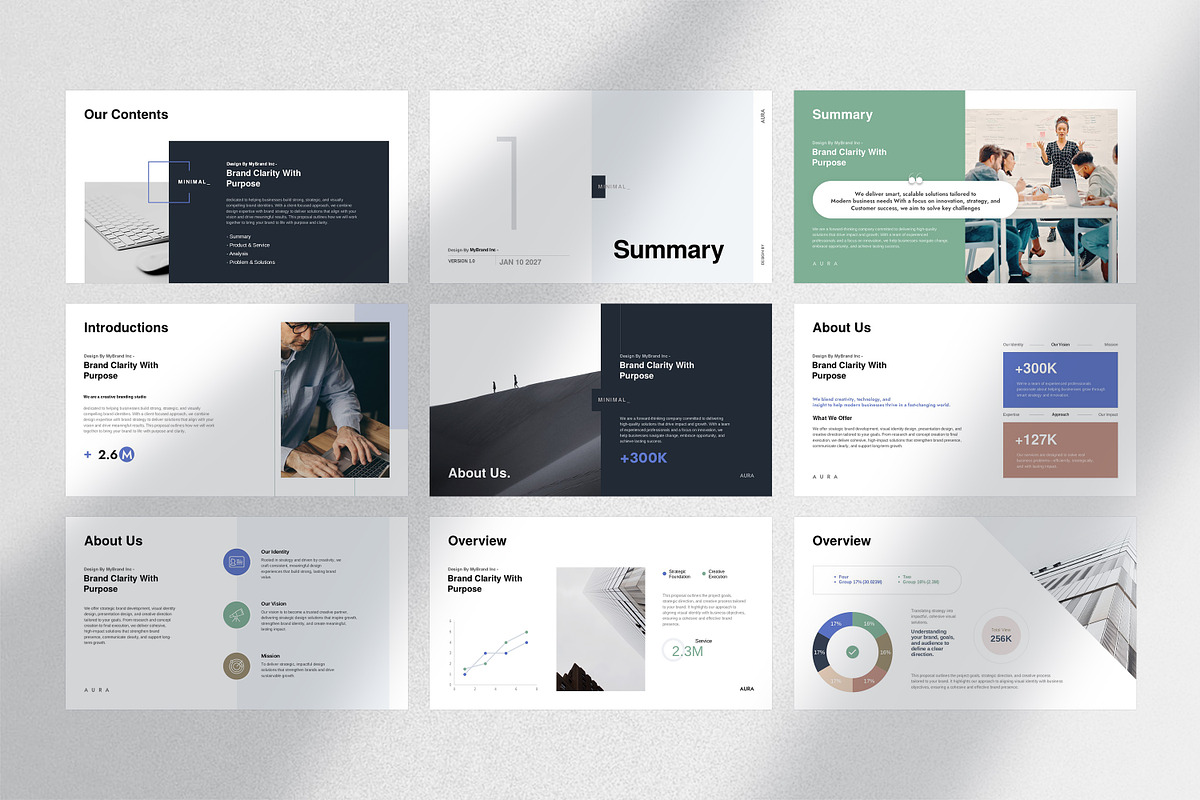 AURA Project Proposal Presentation, a Presentation Template by GoldenPixelStudio (Photo 9 of 29)