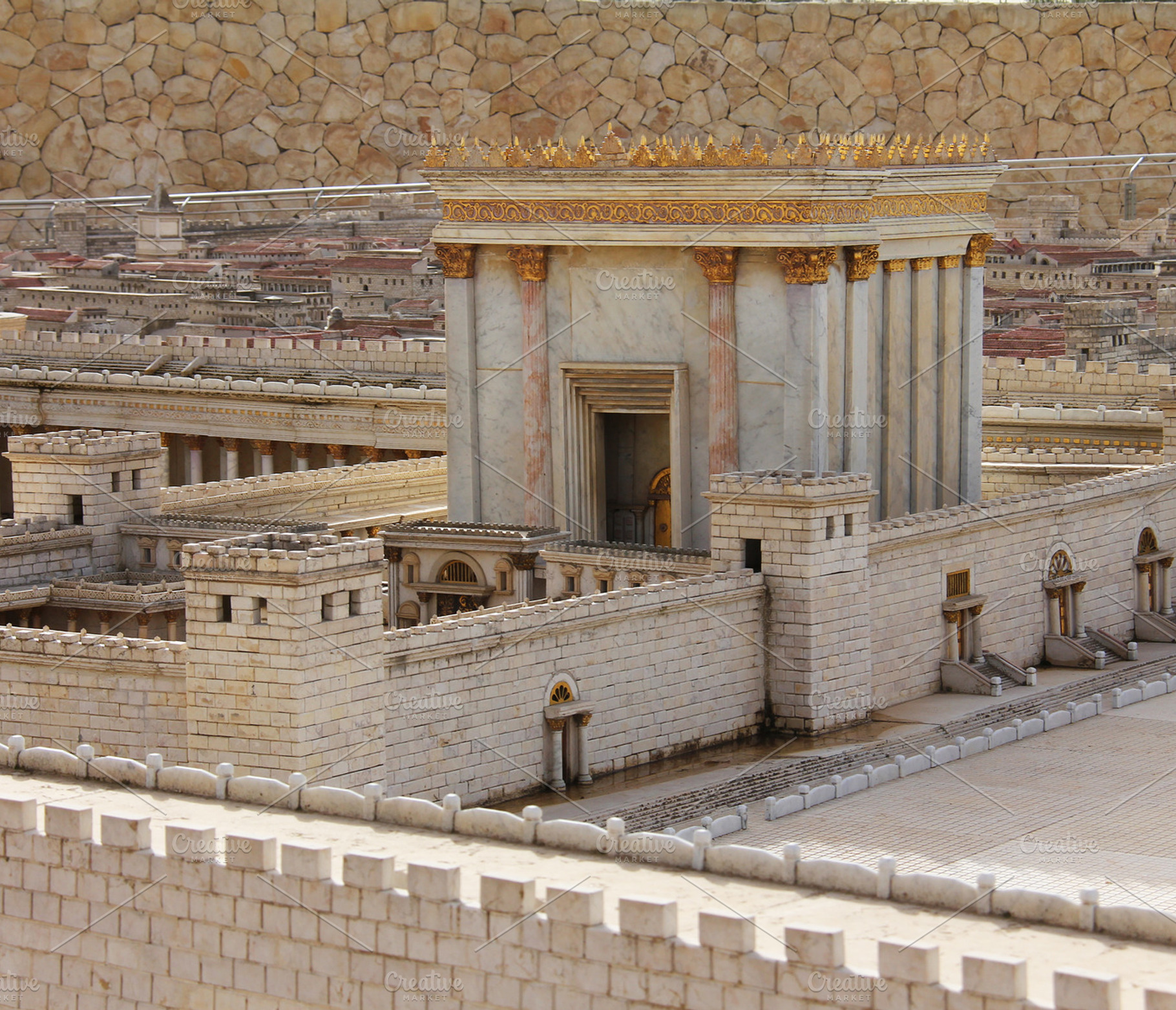 Second Temple. Ancient Jerusalem, a Photo by Flik47