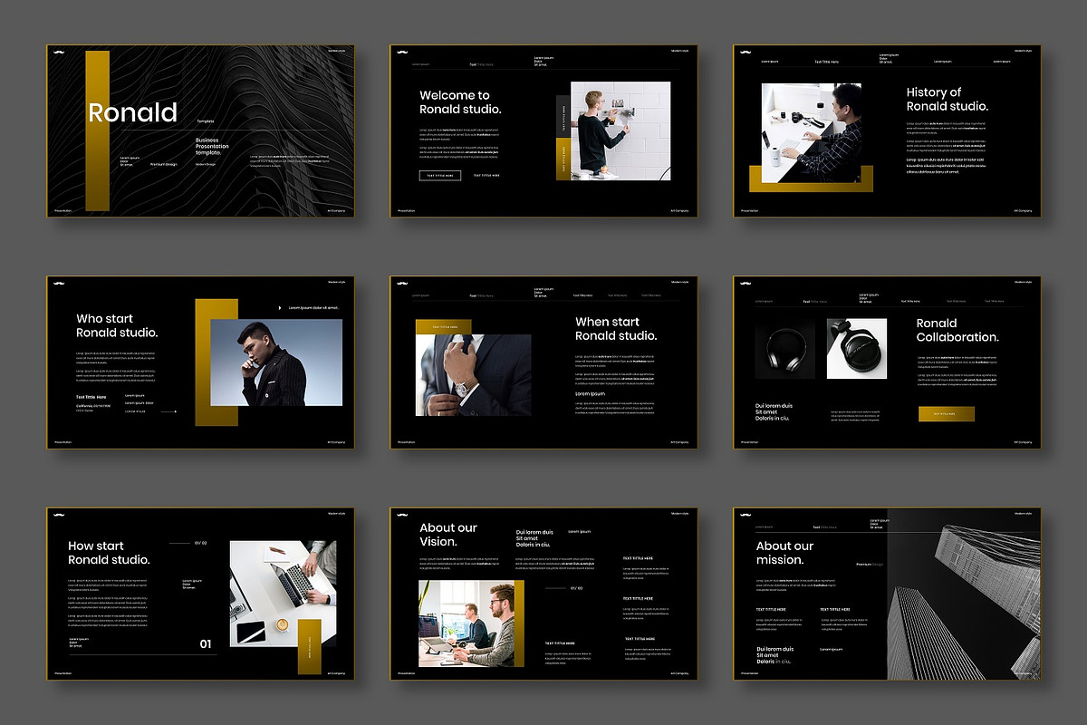 Ronald – Business Keynote, a Presentation Template by Dens Creative Studio (Photo 2 of 6)