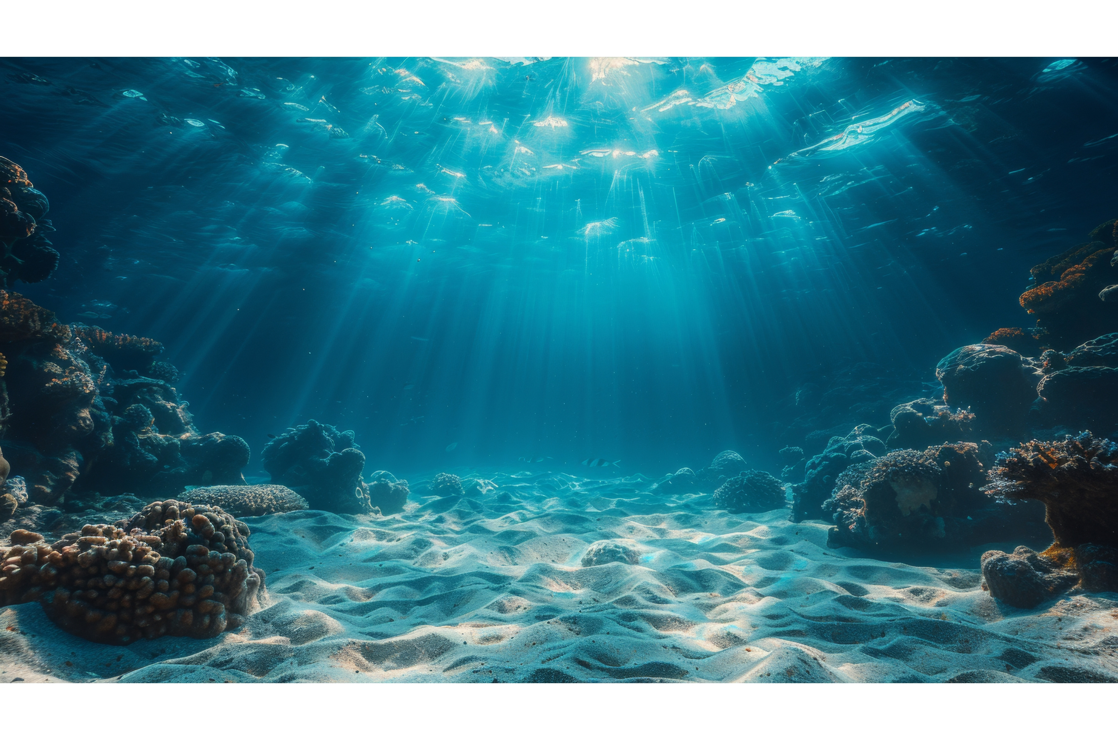Sea Underwater - Deep Abyss With, a Nature Photo by ZinetroN