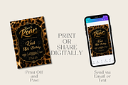 Leopard Print Birthday Invitation, an Invitation Template by InvitingStorys (Thumbnail 8 of 11)