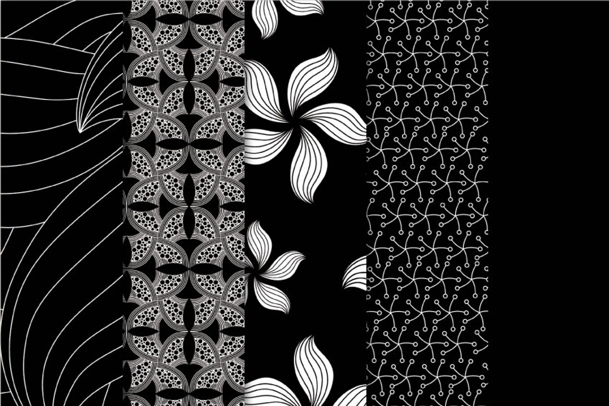 Digital Papers Black & White preview 3