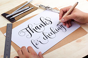 Sadhira Script, a Script Font by Barland Design (Thumbnail 13 of 13)