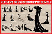 Elegant Dress SVG Bundle, an Illustration by Artivon (Thumbnail 2 of 3)