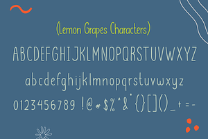 Lemon Grapes Font