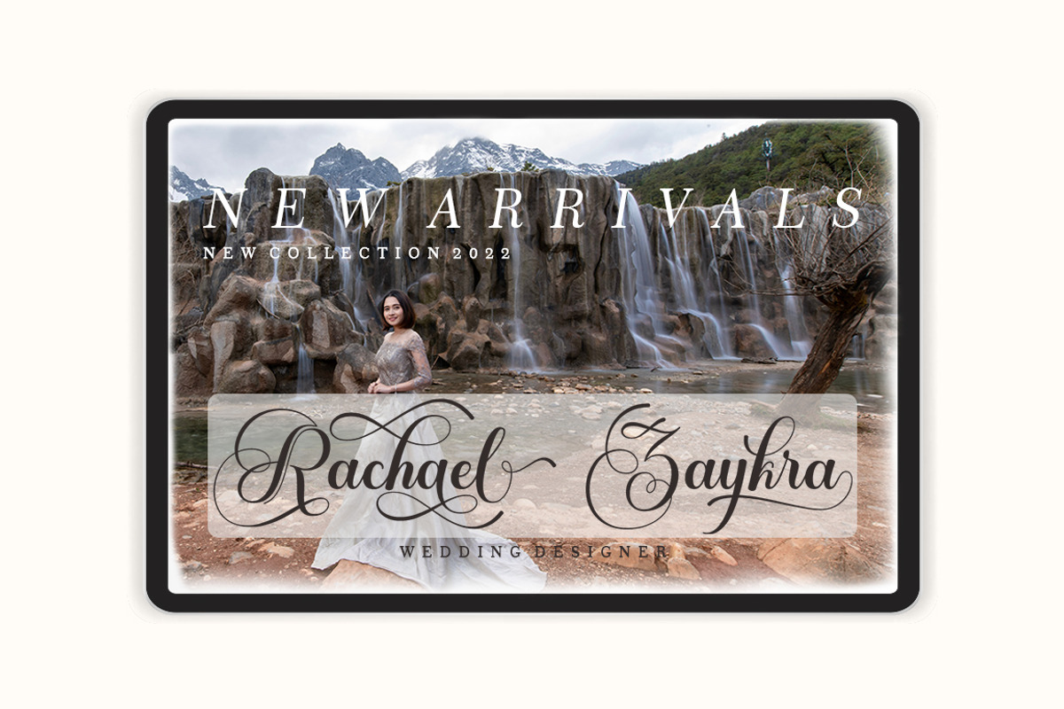 Bernard Script, a Script Font by Strong.co (Photo 8 of 9)